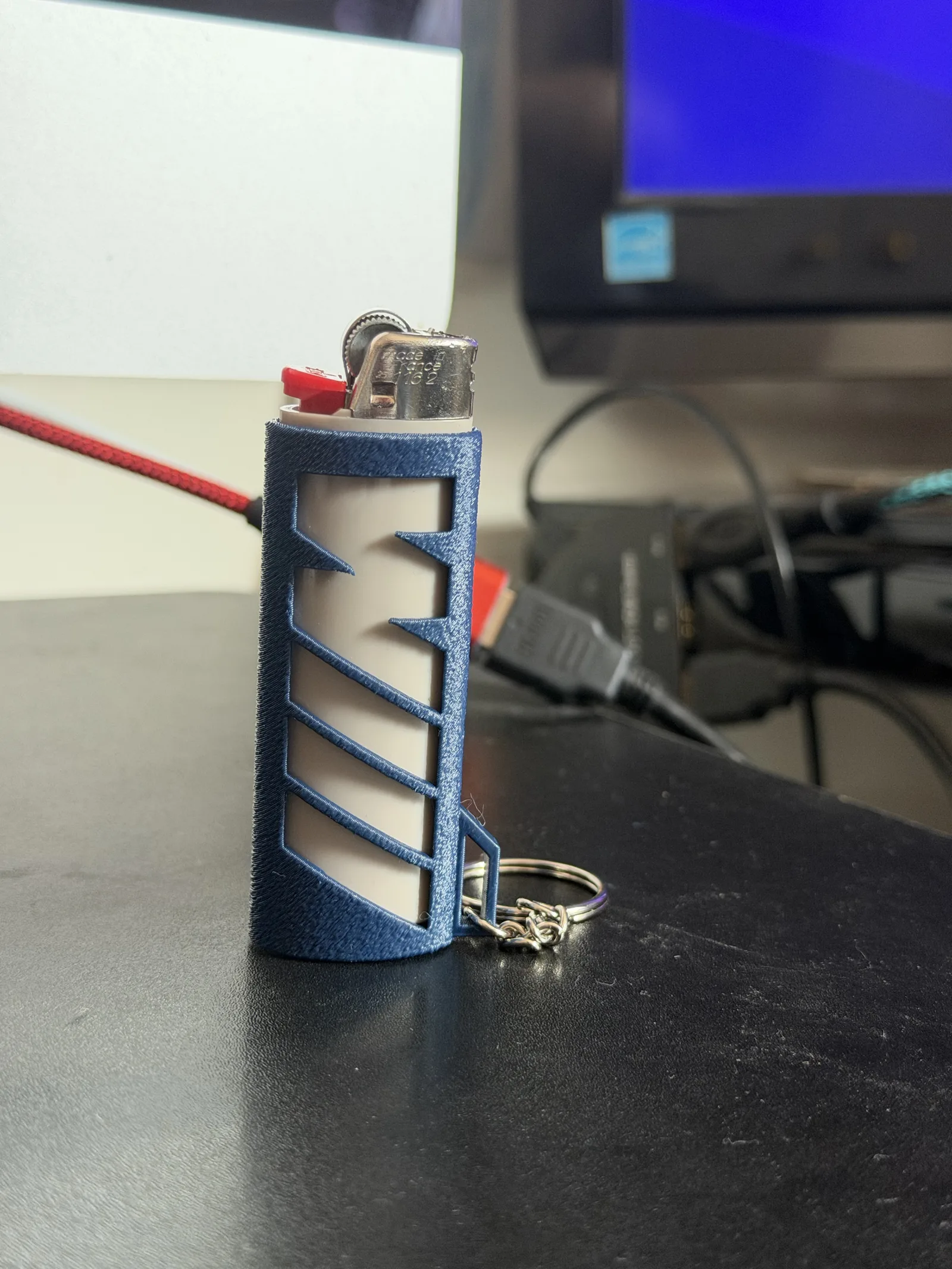Phone reference photo for the lighter case prototype