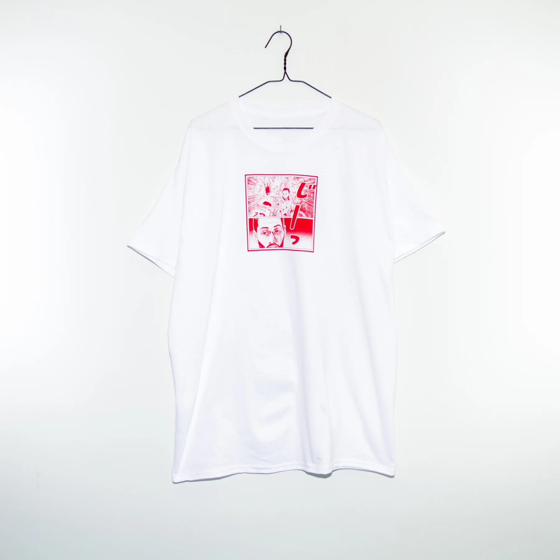 Kawhi white tee back graphic