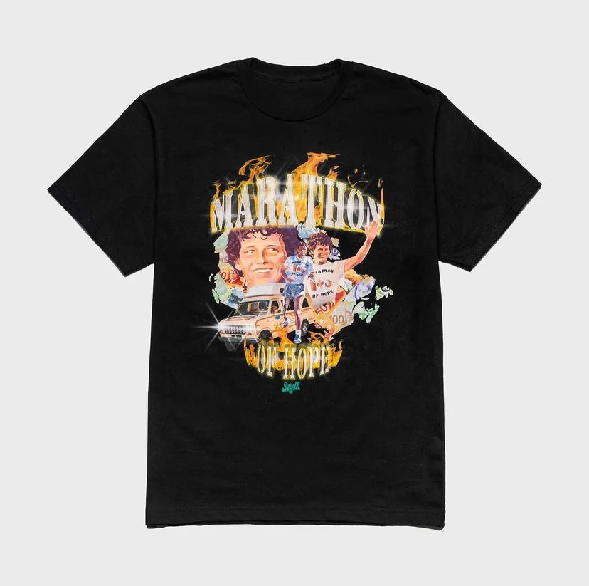 Styll black tribute tee front