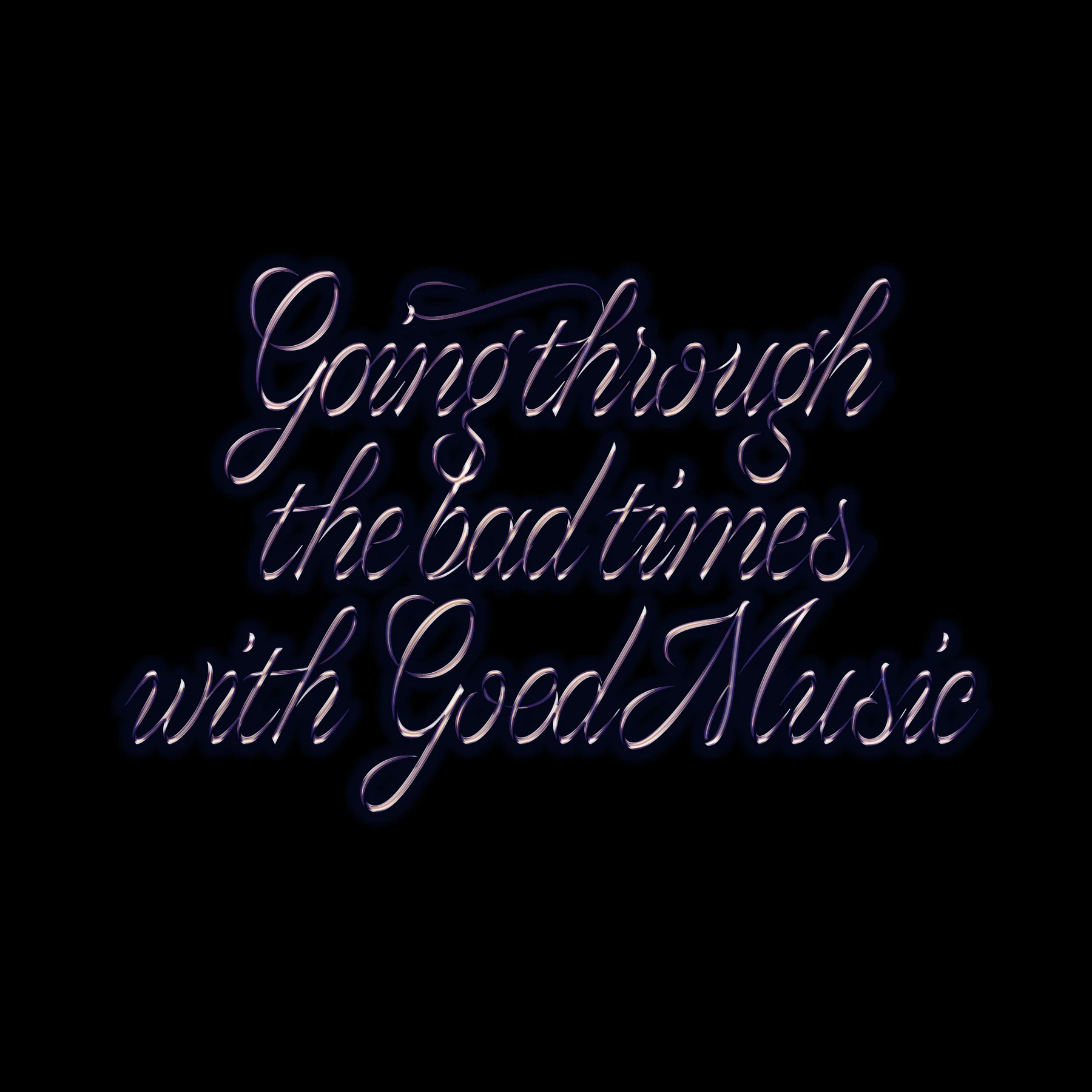 Good Music script graphic