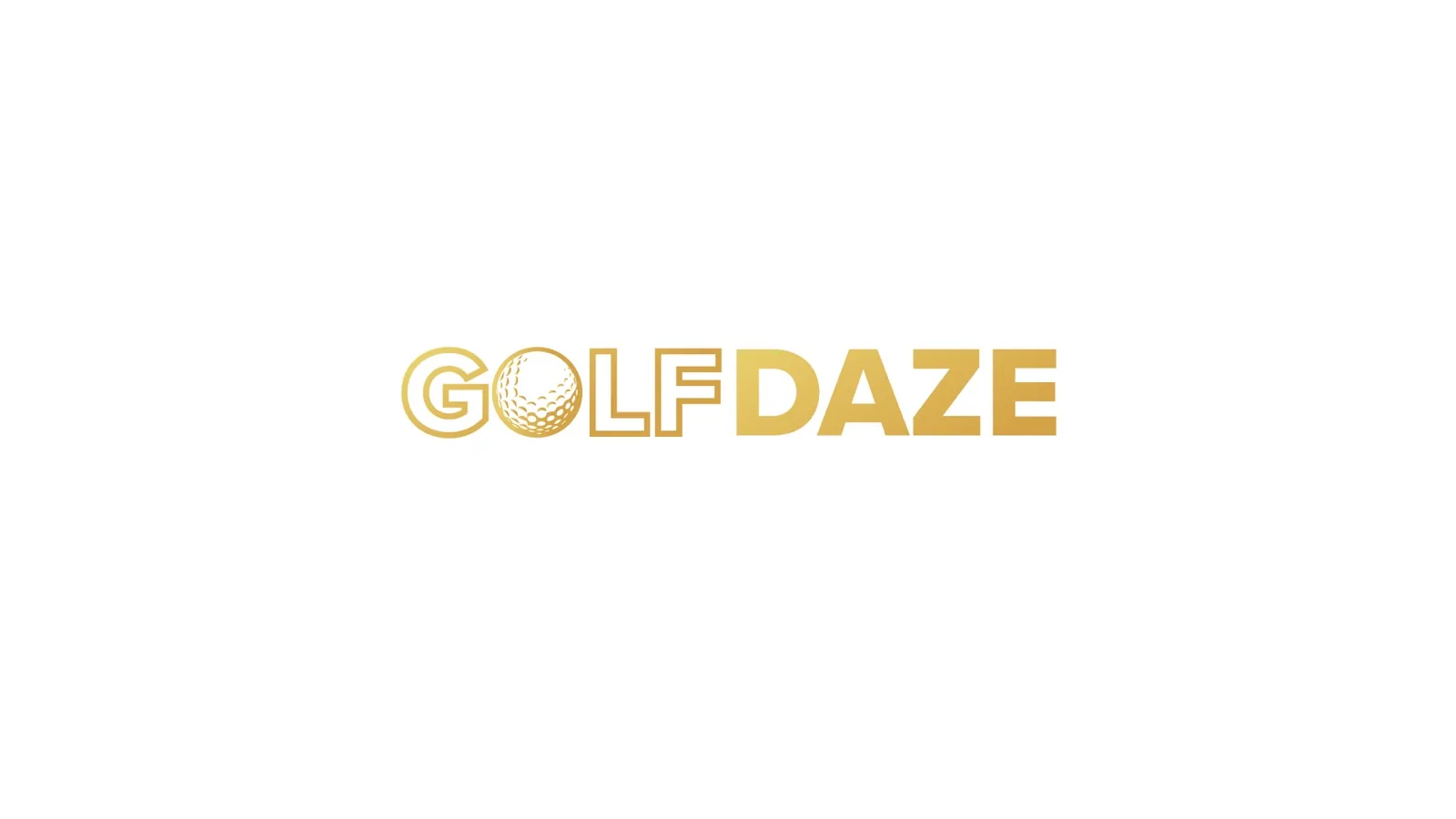 Golf Daze gold logo variation.